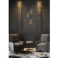 Lanzo mooie hanglamp diameter 32 cm 3xE27 gerookt