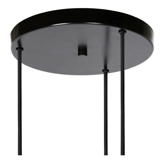 Lanzo mooie hanglamp diameter 32 cm 3xE27 gerookt