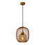 Lampe à suspension Montallo diamètre 25 cm 1xE27 Marron