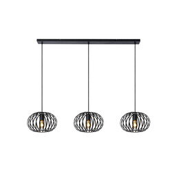 Grazias hanging lamp 3xE27 black