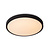 Moovea medium ceiling lamp bathroom diameter 34.8 cm LED 1x18W 2700K IP44 black
