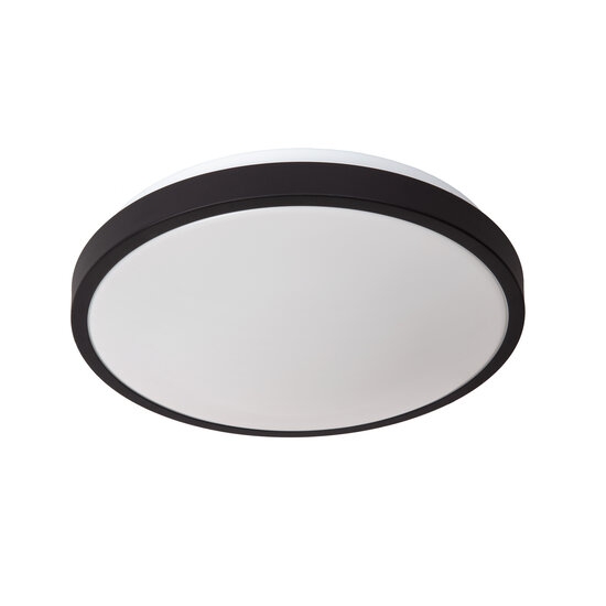 Moovea medium ceiling lamp bathroom diameter 34.8 cm LED 1x18W 2700K IP44 black