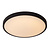 Moovea large ceiling lamp bathroom diameter 41 cm LED 1x24W 2700K IP44 black