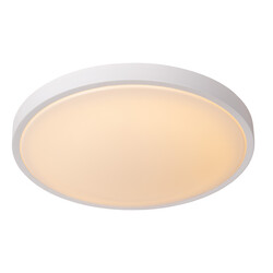 Moovea grand plafonnier blanc salle de bain diamètre 41 cm LED 1x24W 2700K IP44