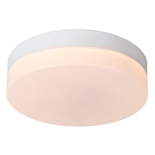 Steve small white ceiling lamp bathroom diameter 23 cm LED 1x12W 2700K IP44