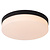 Steve medium plafondlamp badkamer diameter 28 cm LED 1x18W 2700K IP44 zwart