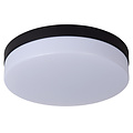 Steve Plafón mediano baño diámetro 28 cm LED 1x18W 2700K IP44 negro