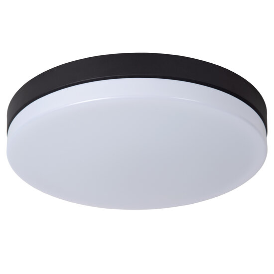 Steve Gigant Deckenleuchte Badezimmer Durchmesser 40 cm LED 1x36W 2700K IP44 schwarz