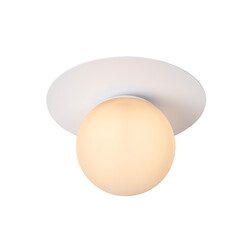 Riddick white ceiling lamp diameter 25 cm 1xE27