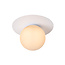 Riddick white ceiling lamp diameter 25 cm 1xE27