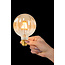 GESTREIFTE Glühlampe Durchmesser 9,5 cm LED E27 1x6W 2200K Bernstein