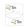 Roanne diameter 60 cm ceiling lamp LED dimmable 1x60W 2700K 3 StepDim white