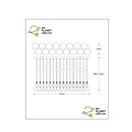 Rayner hanging lamp LED dimmable G4 16x1.5W 3000K black