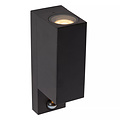 Foco de pared IR rectangular Zorro iluminación exterior 2xGU10 IP65 negro