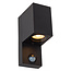 Foco de pared Zorro recto IR iluminación exterior 1xGU10 IP65 negro