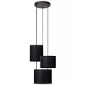 Montana grote hanglamp diameter 46 cm 3xE27 zwart