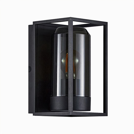 nordlux Grippo black wall lamp outdoor lighting IP44 E27 - Ideal for stylish outdoor spaces