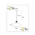 Esprit special hanging lamp diameter 30 cm 1xE27 amber