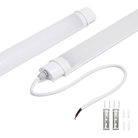 Aigostar LED batten light (1.2m, IP65, 40W, 3 light colors) - Ideal workshop lighting for any space