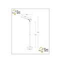 Gilles white reading lamp LED 1x6W 2700K 220V