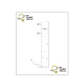 Alberto floor lamp 3xGU10 black