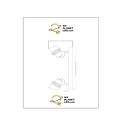 Spot de plafond Alberto 2xGU10 noir
