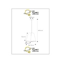 Groll beige hanging lamp diameter 34.3 cm 3xE27