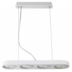 Hanging lamp above dining table white design LED 4x5W 631mm wide