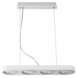 Lampe suspendue au-dessus de la table à manger design blanc LED 4x5W 631mm large