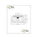 Annabel ceiling lamp diameter 30 cm 1xE27 black