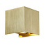 Fantasia Fantasia Koto Wandleuchte in gebürstetem Gold mit G9-Fassung, 1 Lichtpunkt, IP20 - Leuchtmittel nicht enthalten (max. 40W)