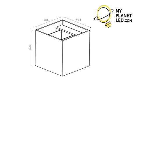 Wandlicht Koto geborsteld goud G9 excl (max 40W)