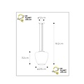 Lampe à suspension Frank diamètre 28 cm 1xE27 fumée