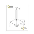 Vortex large hanging lamp diameter 50 cm 1xE27 opal