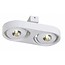 Ceiling lamp white LED design orientable 2x5W 308m wide