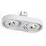 Plafón LED blanco diseño orientable 2x5W 308m ancho