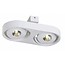 Plafonnier design LED blanc orientable 2x5W 308m large