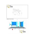 Baddy 2L schwarzer Deckenstrahler wasserdicht ausrichtbar GU10