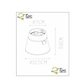 Spot de plafond conique noir Trigger GU10
