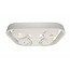 Fantasia Galaxy Deckenleuchte weiß, schwenkbares LED-Design, 4x10W COB, 3000K dimmbar, 442x372x120mm