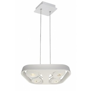 Hanging lamp dining room white design LED 4x10W 442mmx372mm
