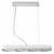 Hanging lamp living room white design LED 4x10W 895mm wide