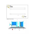 Lampe de table sans fil rechargeable noire étanche Nicolette avec LED 3W
