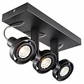 Ceiling lamp LED dimmable GU10 3x4.5W 286mm wide