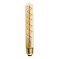 Fantasia LED tube lamp spiral T30, amber, E27, 5W, 420 lumens, 2200K extra warm white, dimmable