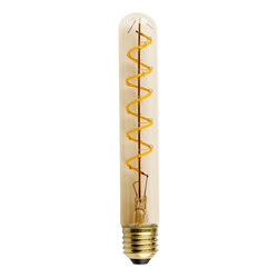 LED buislamp dimbaar 5W goudkleurig 185mm spiraal