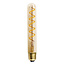 Fantasia LED tube lamp spiral T30, amber, E27, 5W, 420 lumens, 2200K extra warm white, dimmable