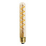 Lámpara de tubo LED regulable 5W color dorado espiral 185mm