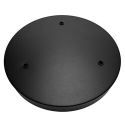 Ø260mm 3L surface-mounted base for pendants - black