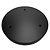 Base de superficie para suspensión Ø260mm 3L - negro